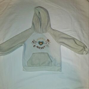 Mickey & Minnie Kids Hoodie - Off White. Dysney